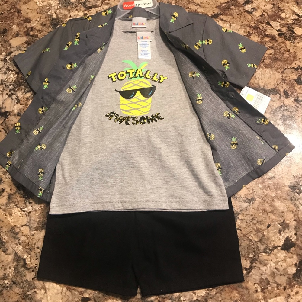 Kidget 3 Piece Pineapple Set